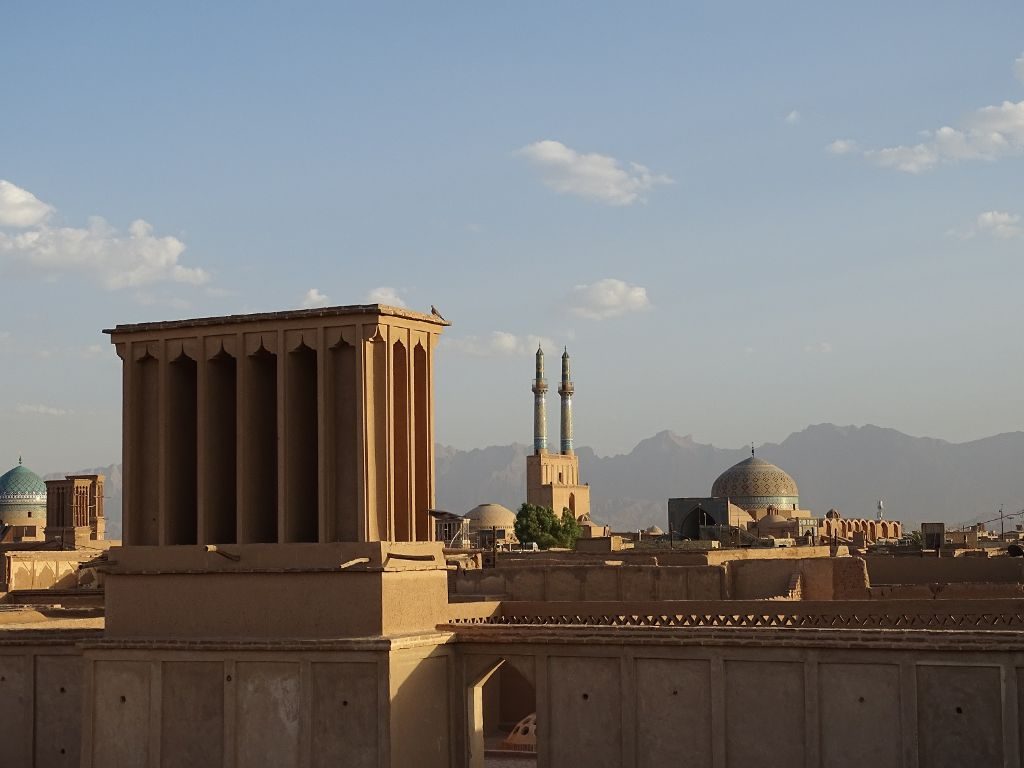 Blick über Yazd Iran