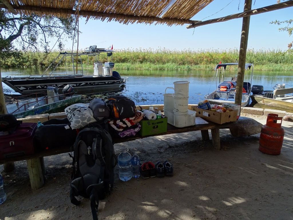 Gepäck für das Okavango Delta