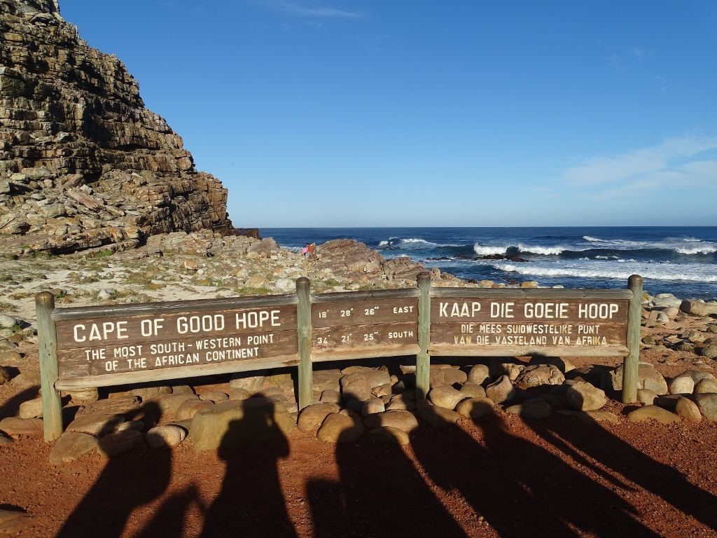Schild Kap der Guten Hoffnung Südafrika
