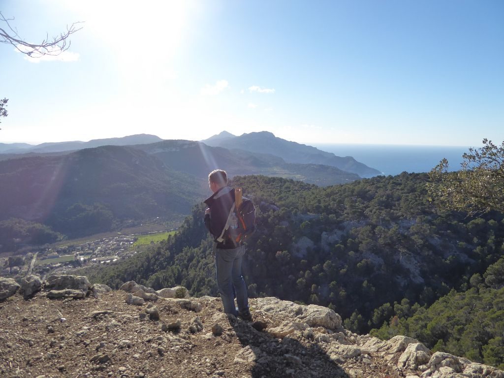 Mallorca kleine Wanderung im Valldemossa Ausblick